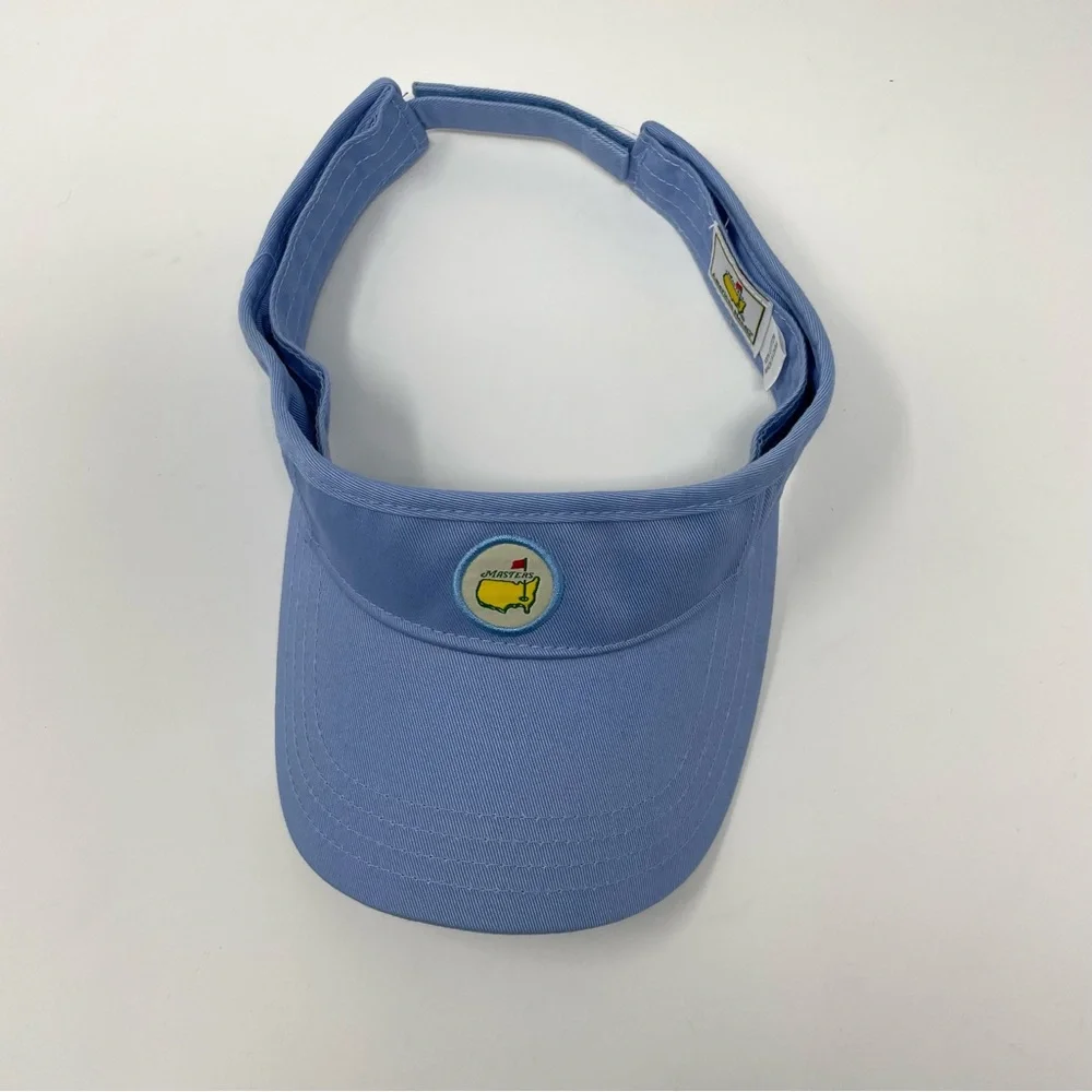 MASTERS Ladies American Needle Cotton Patch Logo Visor in Blue - Picture 1 of 5